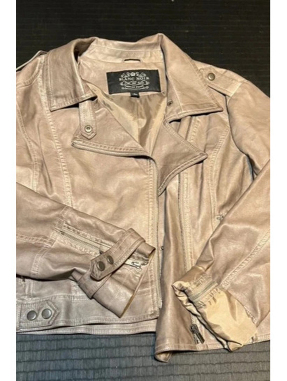 Blanc Noir leather jacket